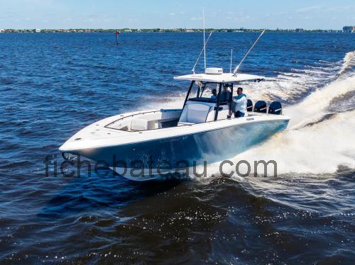 Fountain 38 Center Console fiche technique et avis